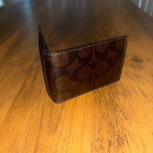 Coach Brown Leather Wallet